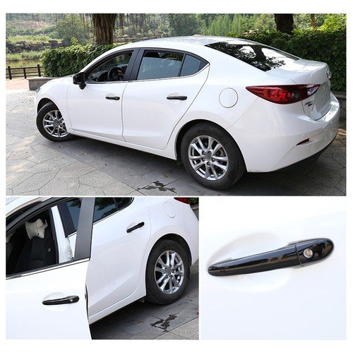 Hcm, ốp tay nắm cửa xe mazda 2, mazda 3, mazda 6 mẫu cacbon cao cấp