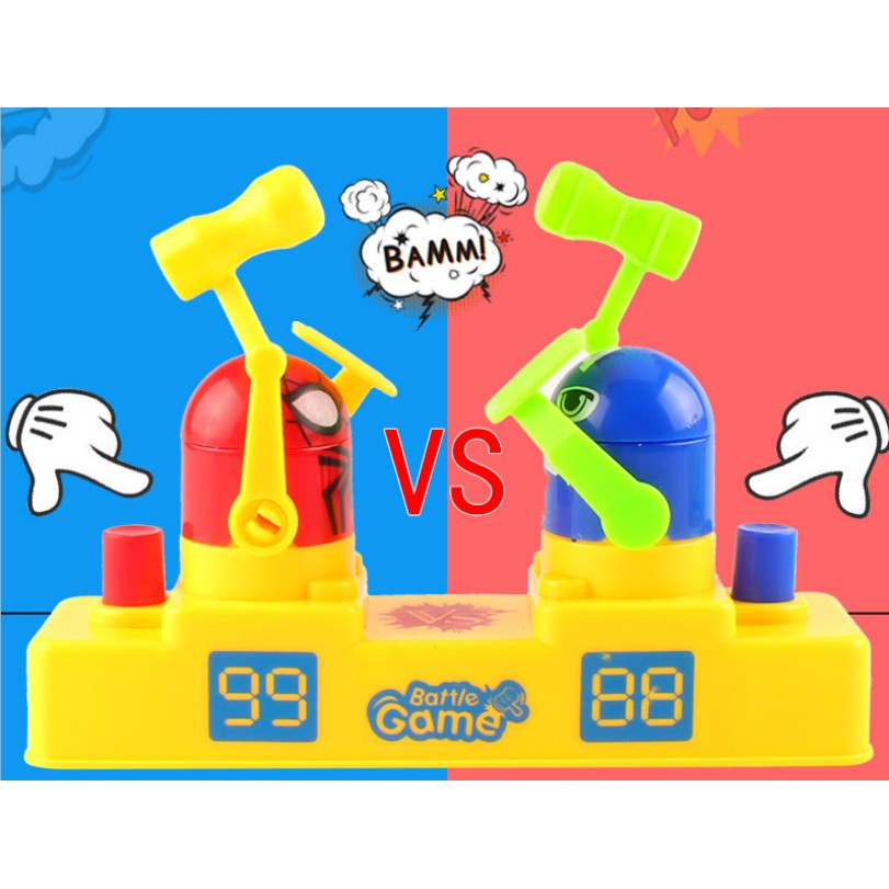 Đồ chơi chiến binh đập đấu búa mini giải trí vui vẻ