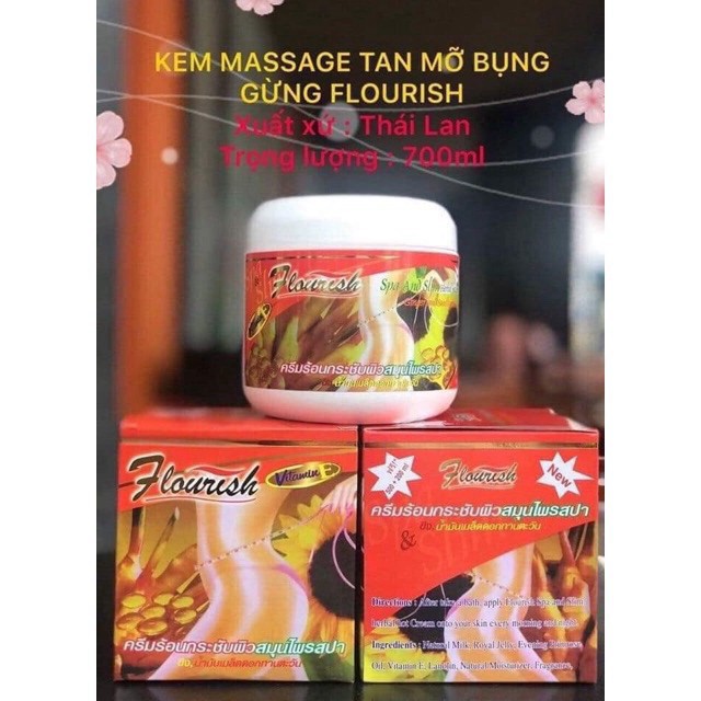 Kem tan mỡ bụng gừng ớt