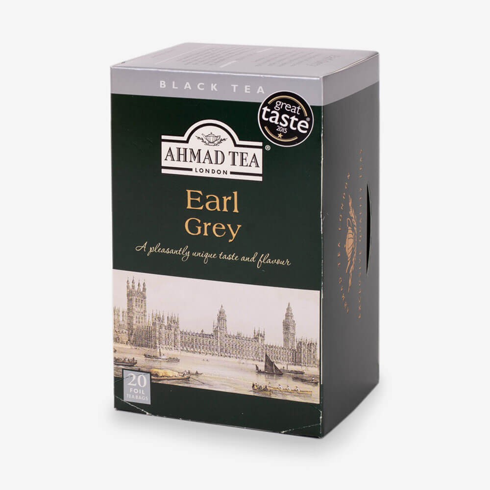 Trà đen bá tước ahmad earl grey tea 40g hộp 20 túi lọc amtbt00