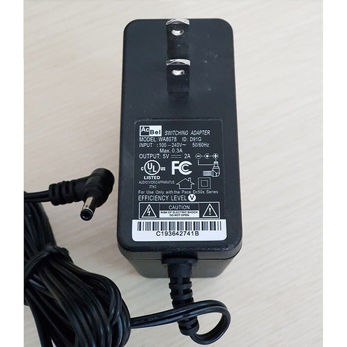 Adapter 5V/2A Acbel zin đầu nhỏ dùng cho camera IP