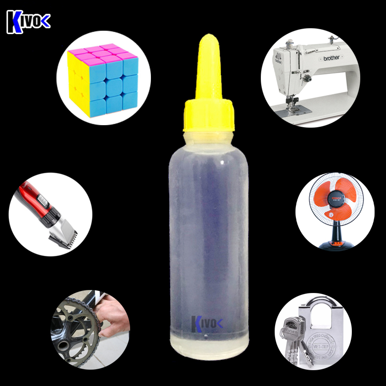 Dầu Bôi Trơn Rubik 3x3 Gan - Bôi Trơn Tông Đơ - Bôi Trơn Quạt Máy / Khóa Cửa Loại 1 - Tra Dầu Máy May Công Nghiệp / Máy Khâu - Kivo