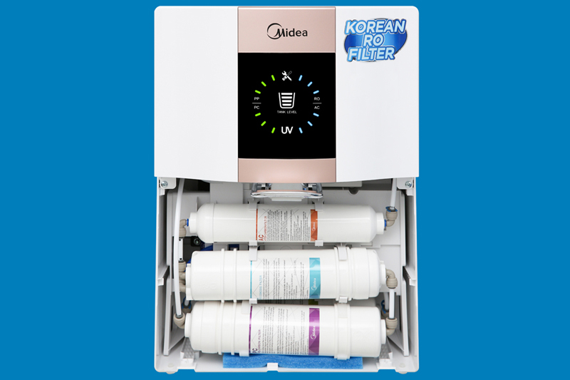 Trọn bộ lõi lọc dùng máy lọc nước ro midea jn1742t và jn1648t