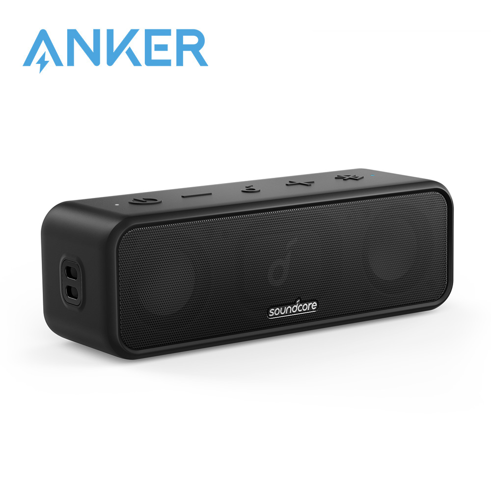 Soundcore by Anker 3 Portable Bluetooth Speaker - IPX7 Waterproof, Wireless, 24H Playtime, Pure Titanium Diaphragm Drivers, PartyCast, BassUp, Custom EQ App - for Home, Outdoor, and Beach