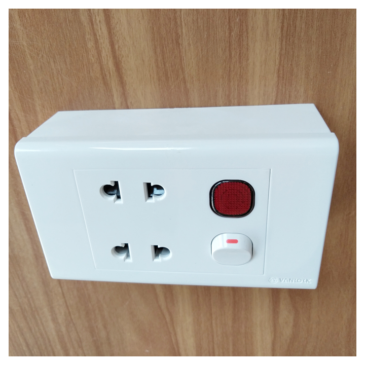 COMBO Ổ cắm - Công tắc Vanlock SINO - S18 Chính hãng