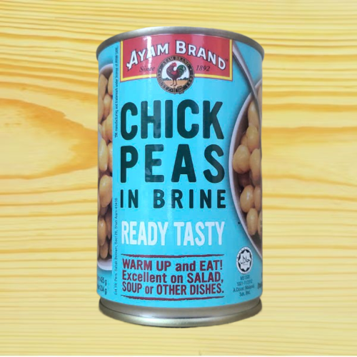 [Lon 425g] ĐẬU GÀ NGÂM NƯỚC MUỐI AYAM BRAND Chickpeas in Brine (HALAL)