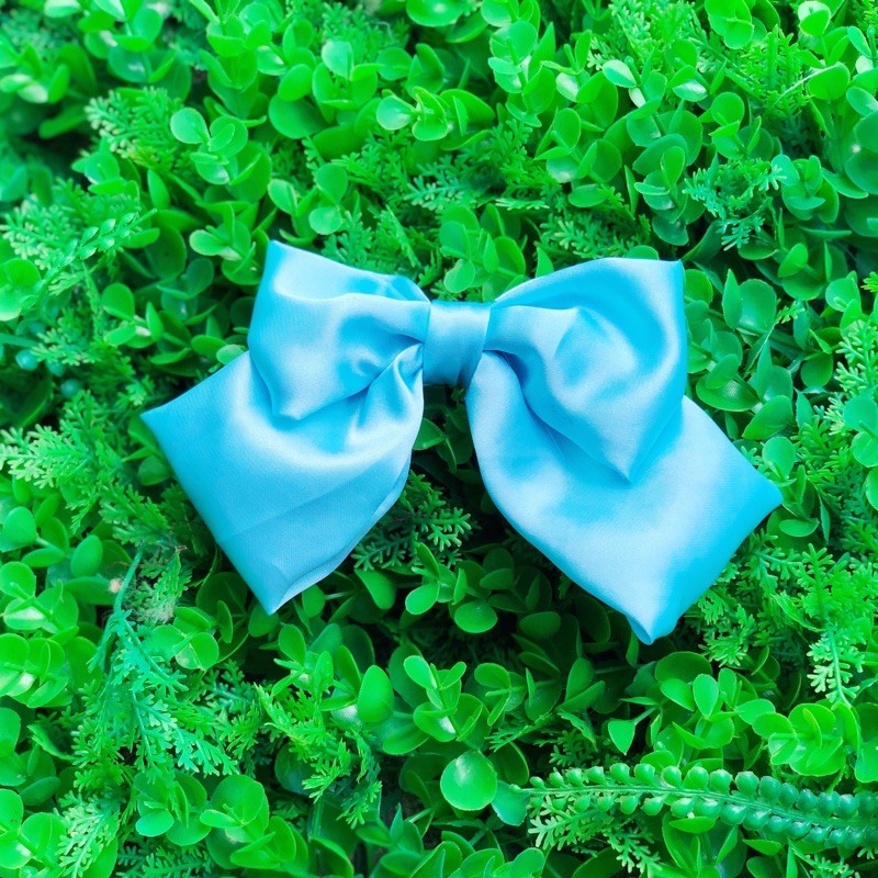 KẸP TÓC NƠ CỘT TÓC NƠ TRƠN BẢN TO LOẠI 2 LỚP CỰC XỊN HOT