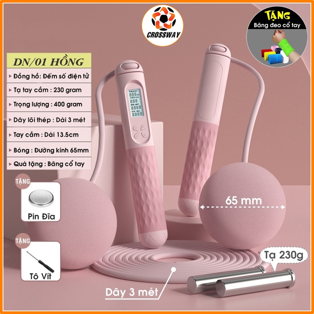 Dây nhảy không dây giảm cân tập thể dục, dây nhẩy thể lực có đếm số nam nữ trẻ em có đếm số điện tử cheap sport