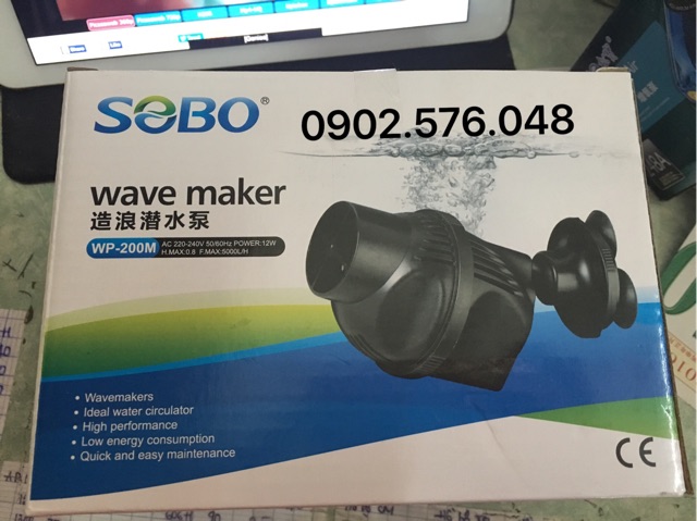 Máy tạo luồng hồ cá Sobo