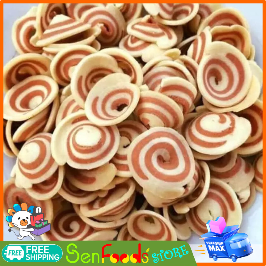 [HCM]Túi 300gr Bánh tai heo nhí-Bánh lỗ tai giòn tanSnack hình tai tròn