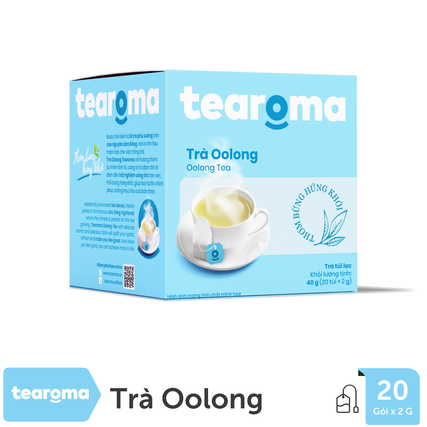 Trà túi lọc Oolong Tearoma