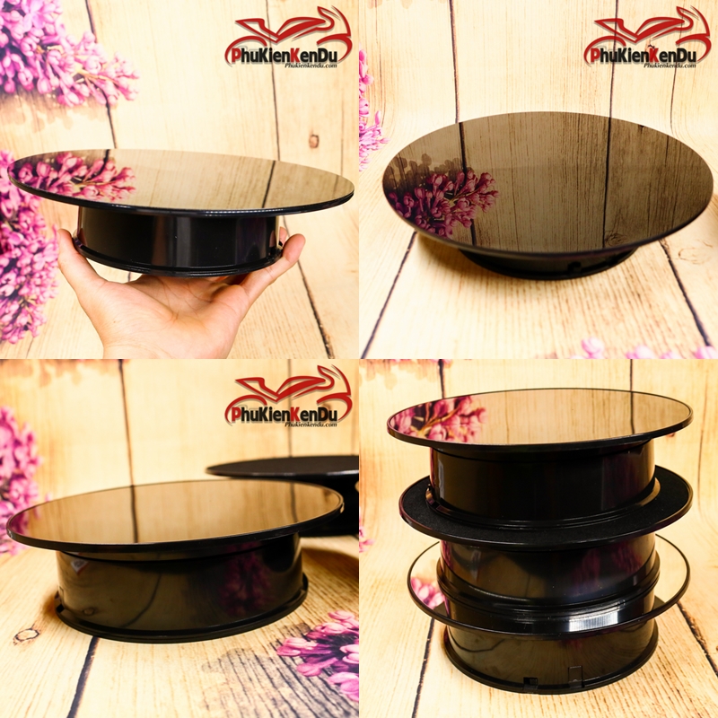 Bàn xoay, đế xoay 360,11cm,14cm,15cm,20cm,25cm,tải 1kg-6kg, xoay mô hình, kính mát, giày dép, túi sách, dùng livestream