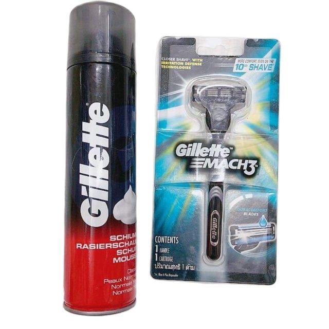 Kem bọt cạo râu da thường Gillette Normale Huid Classica 300 ml