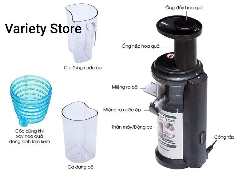 Máy ép chậm Panasonic MJ-L500 nhập khẩu Thái Lan