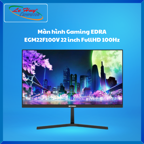 Edra Egm22F100V Gaming Computer Monitor (22 Inch/ Fullhd/ 100Hz/ Va/ Hdmi/ Dp) - Genuine Product Giá 1,555,000 Đồng*Miễn phí vận chuyển