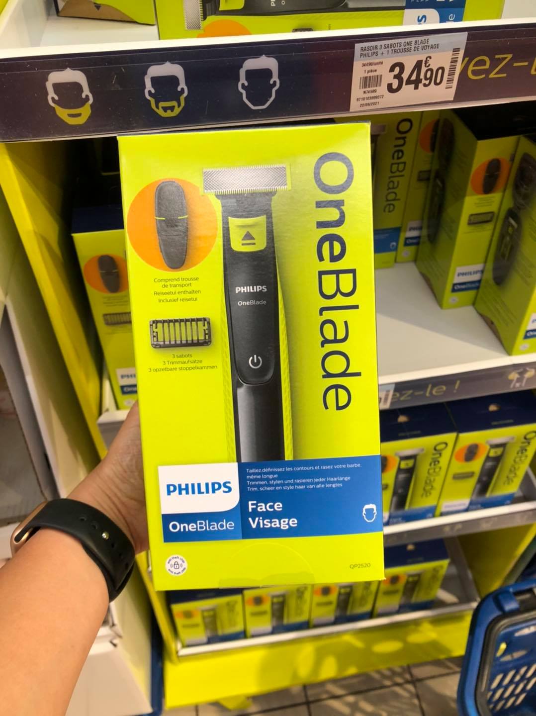 Máy cạo râu philips oneblade qp2520/65 pháp