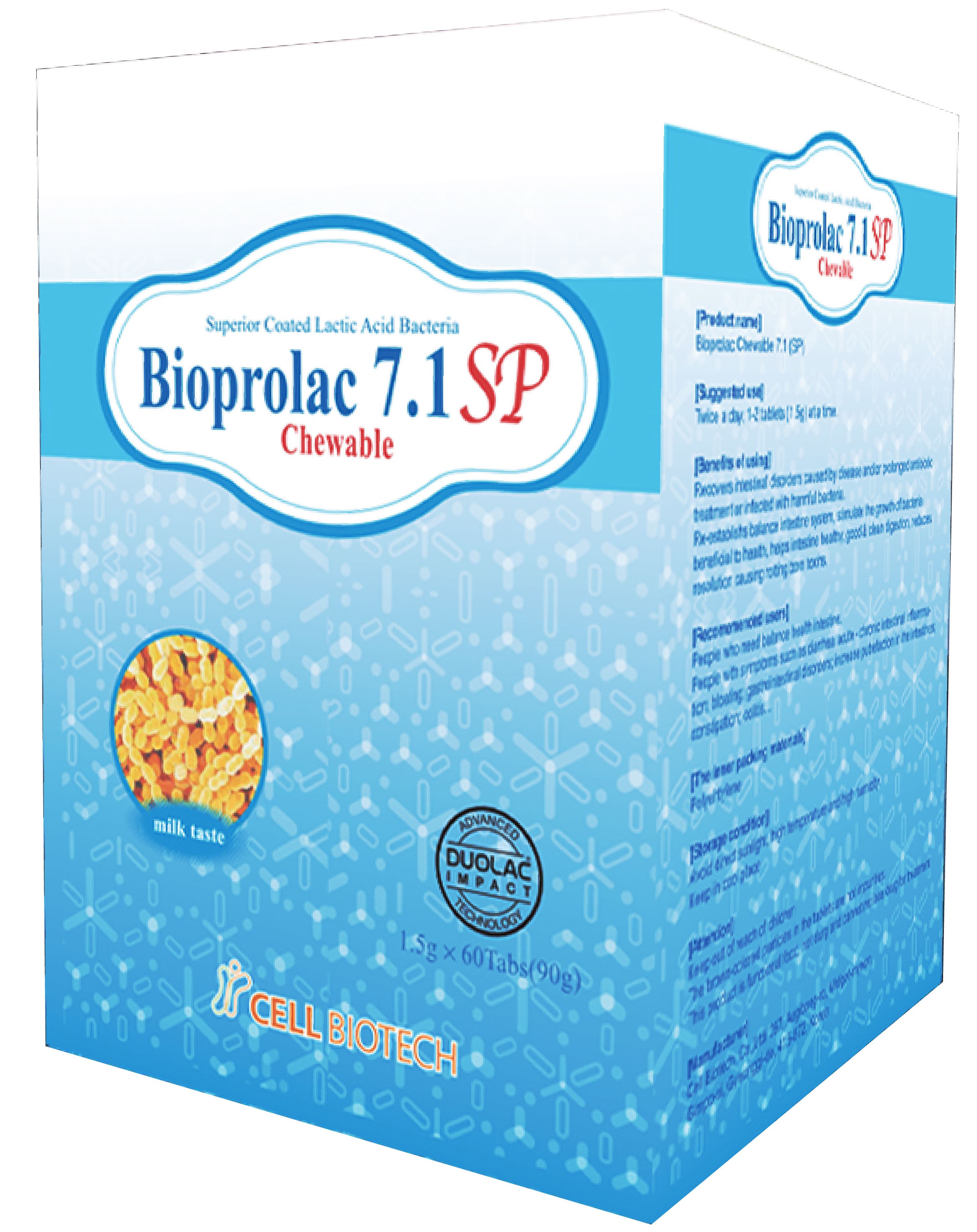 Viên nhai sức khoẻ Bioprolac Chewable