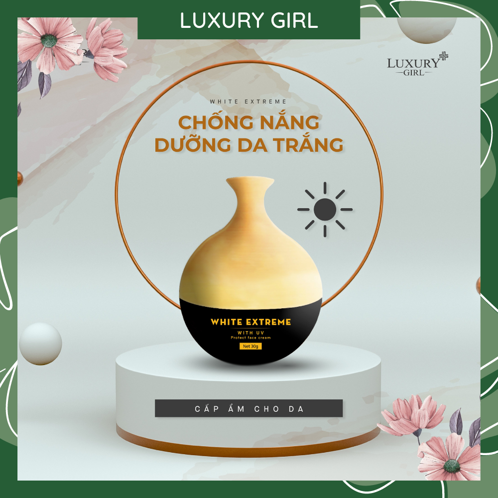 Kem Dưỡng Trắng Chống Nắng Luxury Girl 30gr
