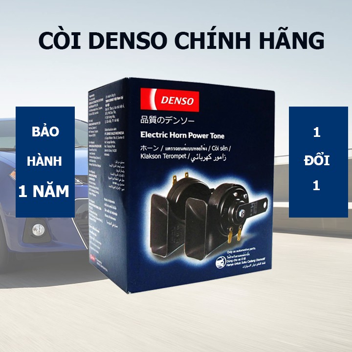 Còi Denso ô tô  bảo hành 1 năm 1 đổi 1 sản xuất tại Indonesia