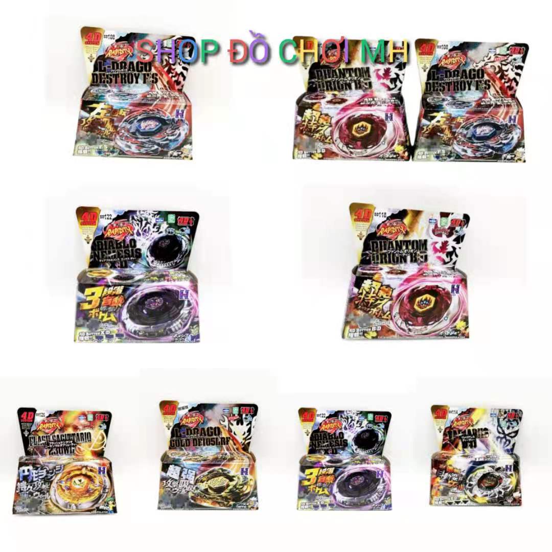 [HCM]Đồ chơi quay-Con Quay 4D kim loại-vô cực Nado Truyền Thống