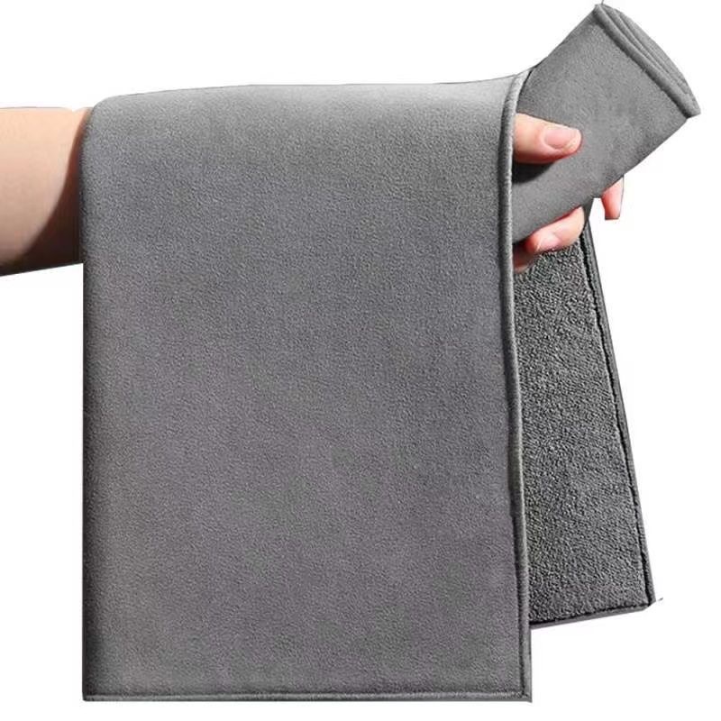 Khăn lau xe ô tô vải nhung san hô vải khô hấp thụ cao microfiber care window lau chùi