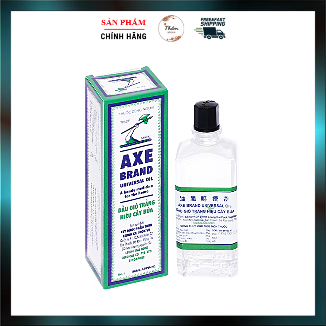Dầu gió trắng hiệu cây búa chai 56ml