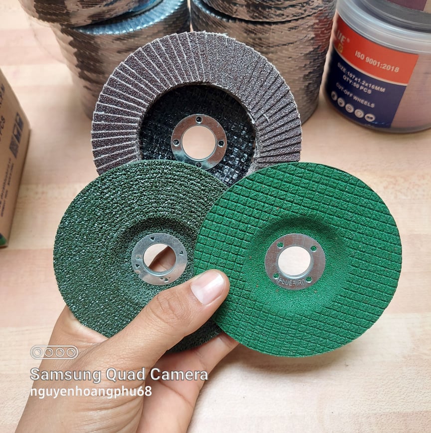 Đá Mài, Nhám Xếp Mài Sắt Inox King Blue