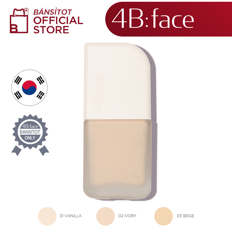 Kem nền mỏng nhẹ lâu trôi 4B:face Forever Velvet Foundation 4Bface