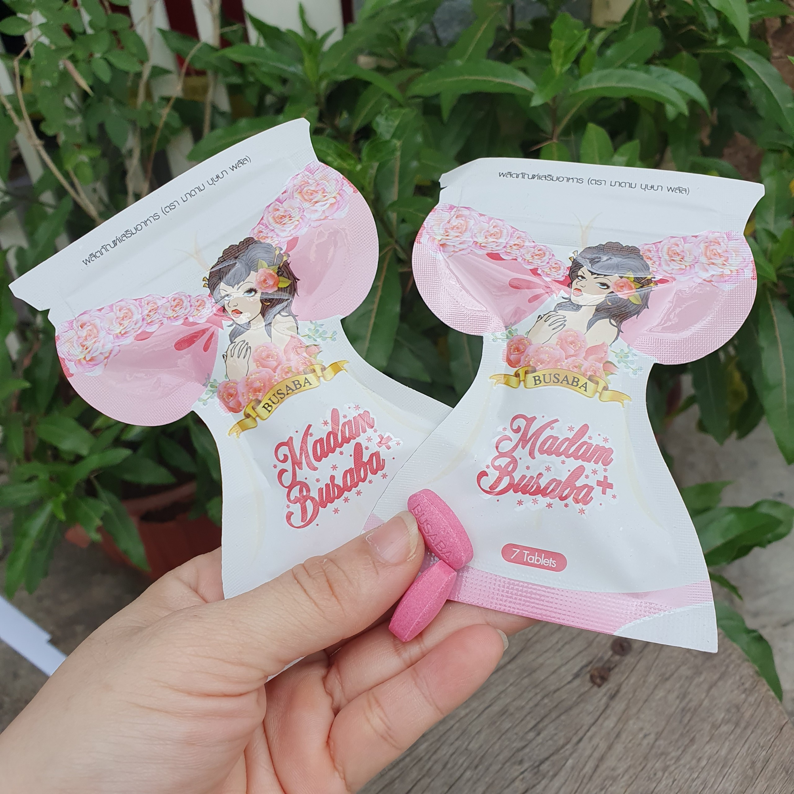 Viên uống nở ngực se khit madam busaba thái lan, gói 7 viên, tăng kích cỡ vòng 1, bổ sung collagen