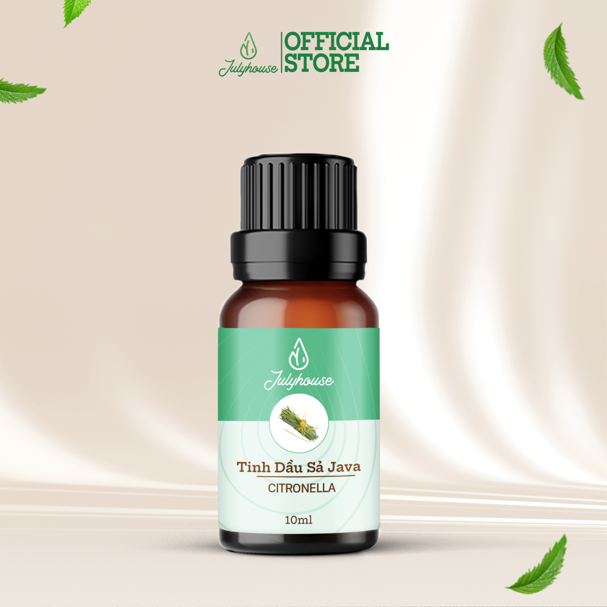Tinh dầu Sả Java xông phòng, ngừa cảm cúm Julyhouse 10ml