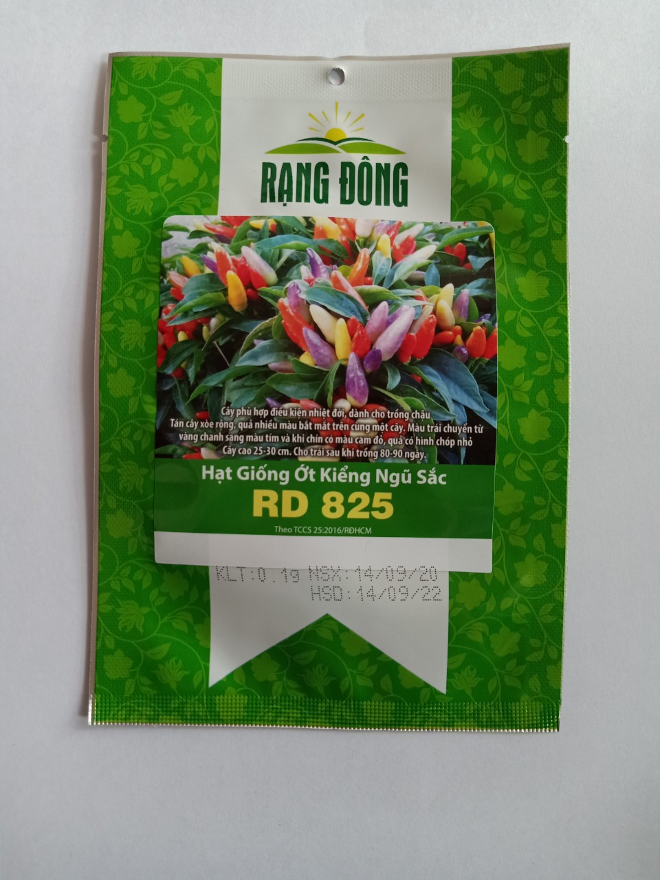 Hạt giống ớt kiểng ngũ sắc Rạng Đông
