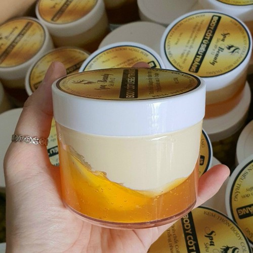 Kem body cốt ủ siêu trắng Spa ủ trắng khử da đen hiệu quả cao HOP 250G