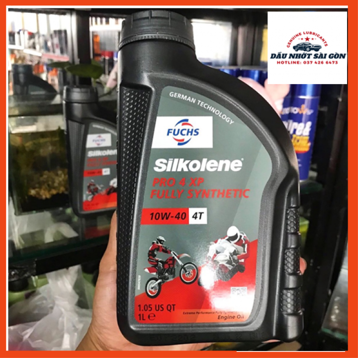 Nhớt fuchs silkolene pro 4t 10w40 giá tốt