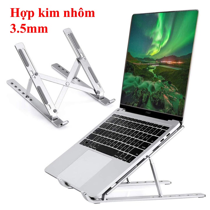 Đế tản nhiệt hợp kim nhôm có thể điều chỉnh cho laptop, MacBook - DTN24
