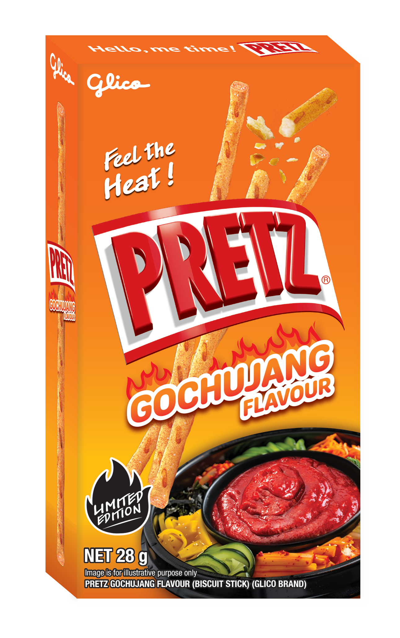 (HÀNG TẶNG) Bánh Que Snack Nướng Giòn PRETZ Vị GOJUCHANG - 28G/Hộp