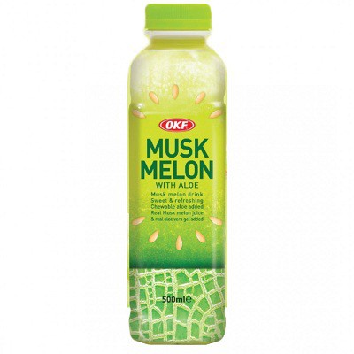 Nước ép dưa lưới thạch nha đam hàn quốc okf 500ml