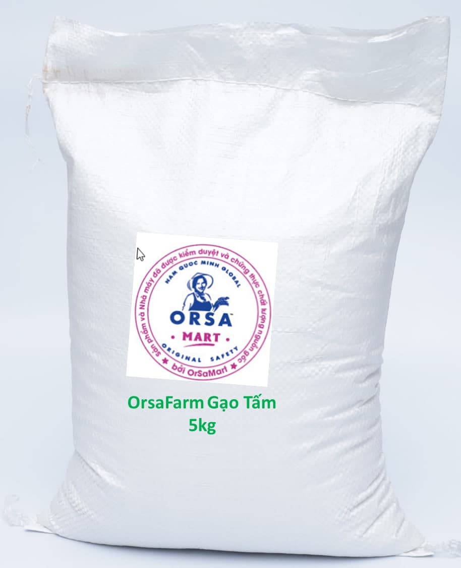 ORSAFARM GẠO TẤM  ĐẶC SẢN LÀM CƠM SƯỜN BÌ CHẢ 5kg 10kg