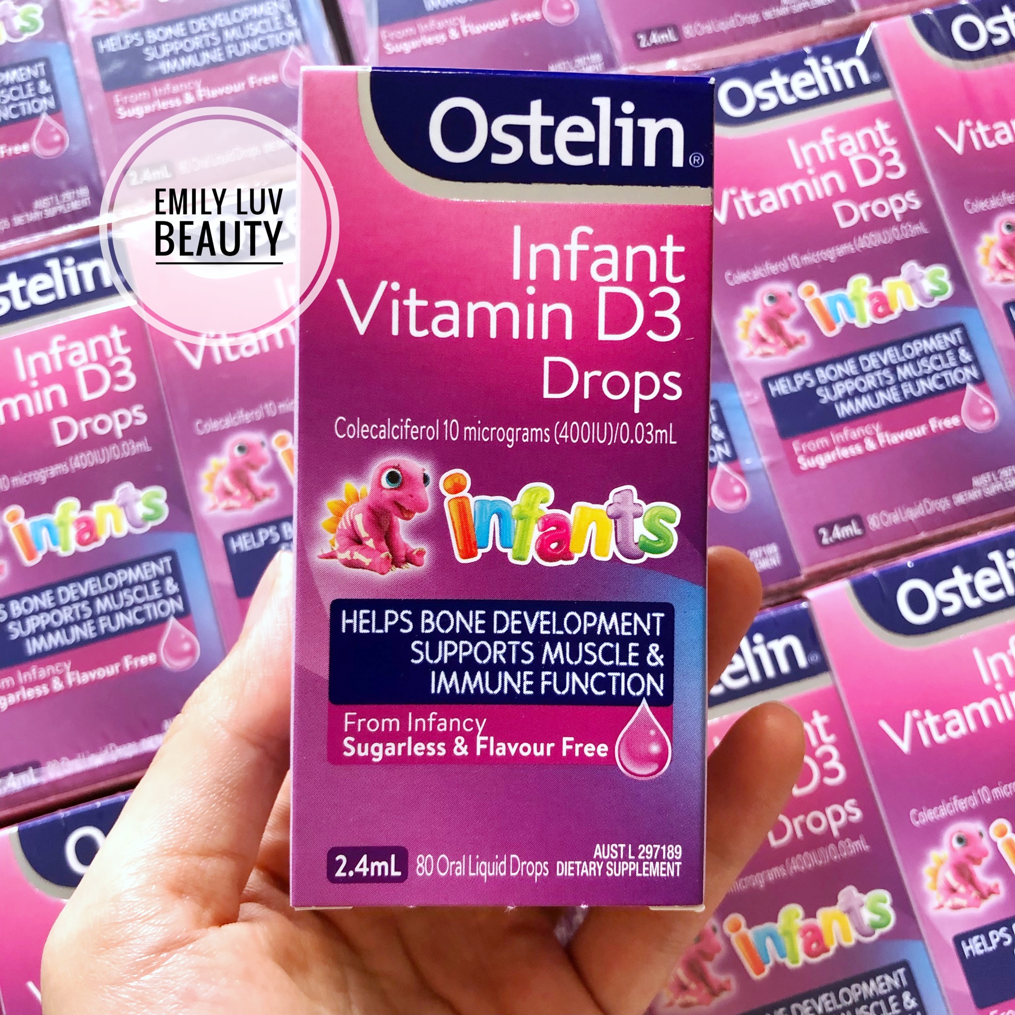 Vitamin d3 ostelin 400iu cho bé 0m+ 2.4ml