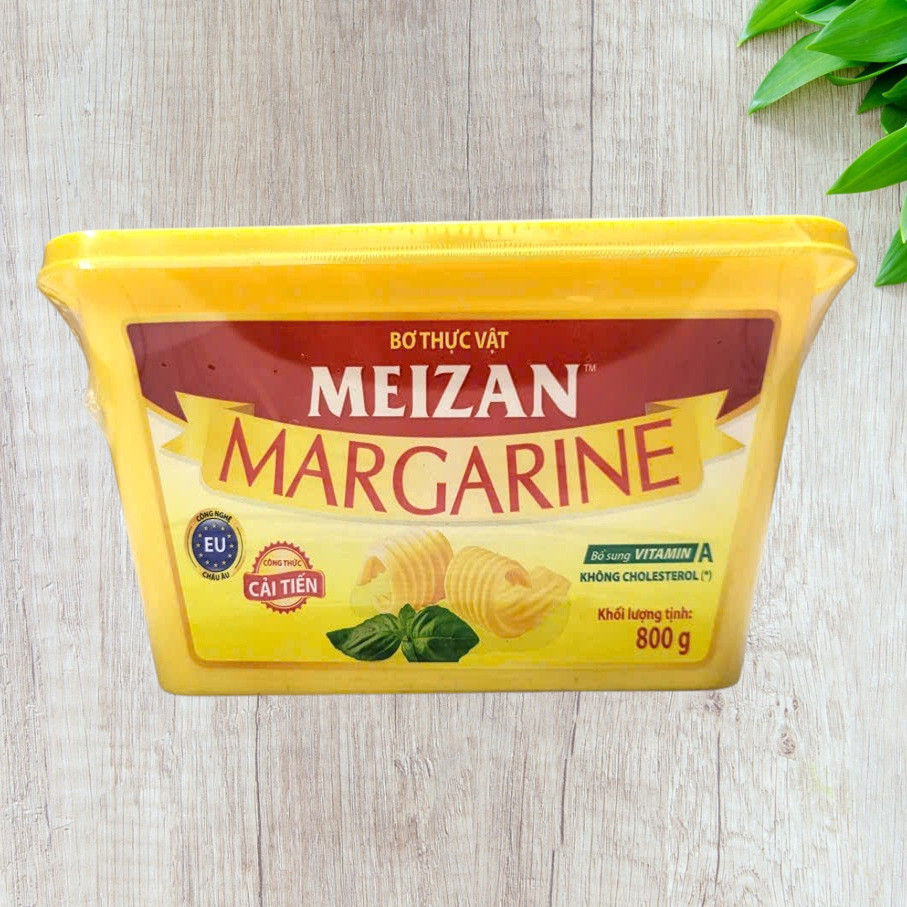 MEIZAN [HỘP LỚN 800g] BƠ THỰC VẬT Margarine (HALAL)