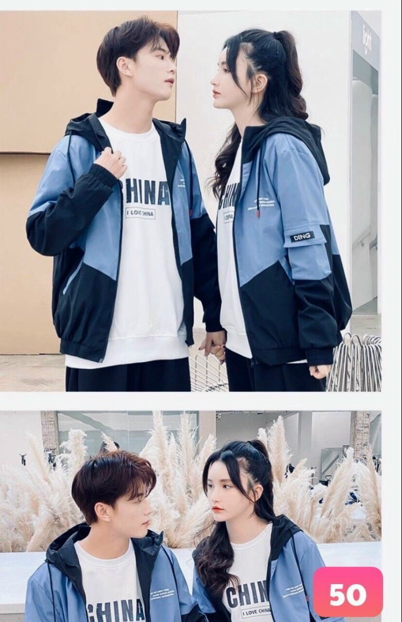 Áo khoác dù nam nữ 2 lớp thoáng mát in logo nổi bật thích hợp đi chơi, đi học thời trang Pretty Girl ms078