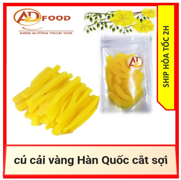 100g củ cải vàng Hàn Quốc cắt sợi