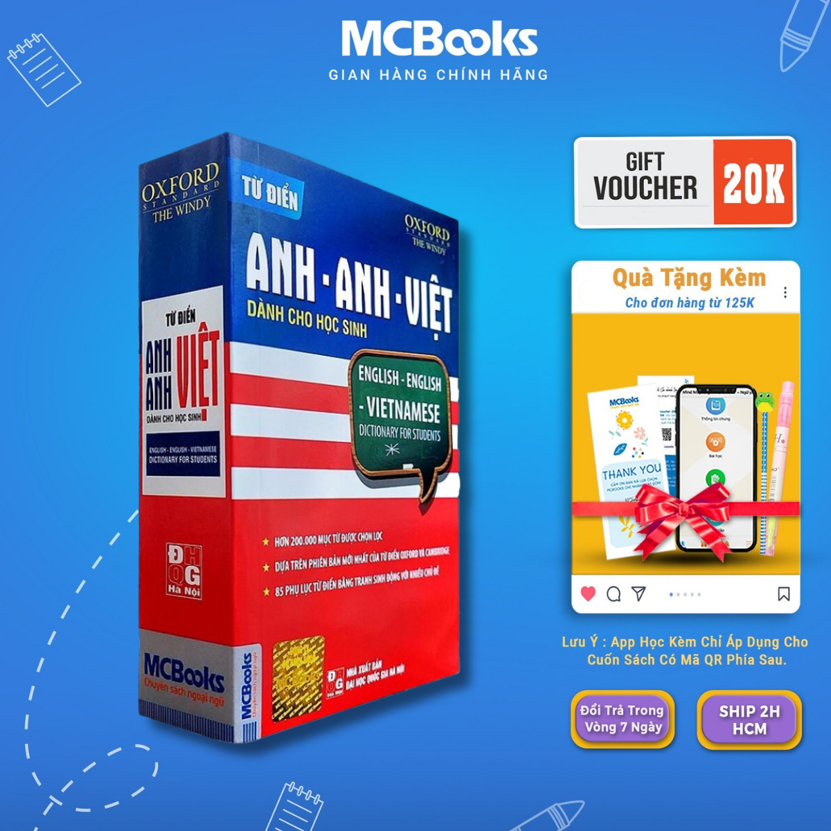 Sách - từ điển anh - anh - việt dành cho học sinh - mcbooks