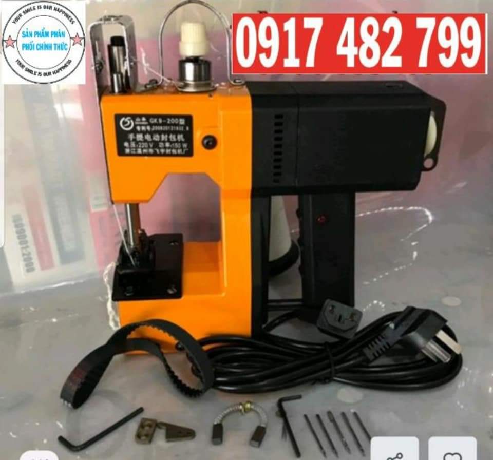 Máy may bao bì cầm tay mini gk9-200 máy khâu bao bì cầm tay gk9-200