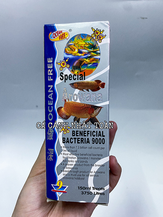 "Hoàn tiền đến 10%" SPECIAL AROWANA BENEFICIAL BACTERIA 9000 SỐ 9 OCEAN FREE CHO CÁ RỒNG 150ML