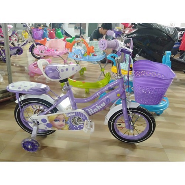 [FREESHIP MAX + MÃ GIẢM GIÁ] - Xe đạp cho bé gái  từ 2 đến 8 tuổi 12inch \14inch\16 inch