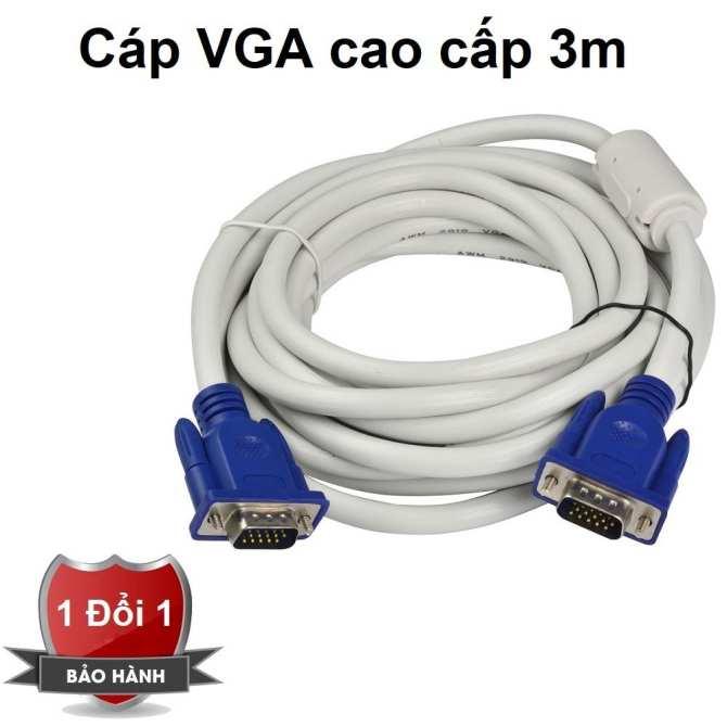 Dây cáp 2 đầu vga 3m 3+4 chống nhiễu