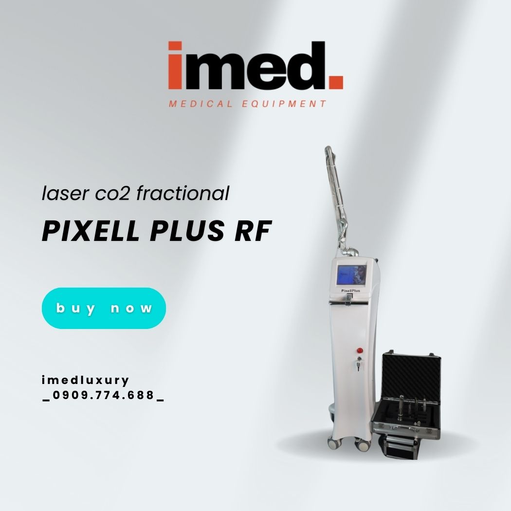 Máy PixellPlus Laser Fractional CO2, Kết Hợp Vi Kim Fractional RF, Máy Laser Co2 Fractional PixellPl