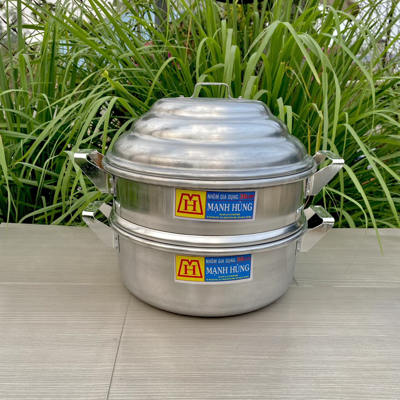 Xửng nhôm hấp xôi hấp đồ ăn 30cm , 34cm , 38cm , 40cm , 42cm