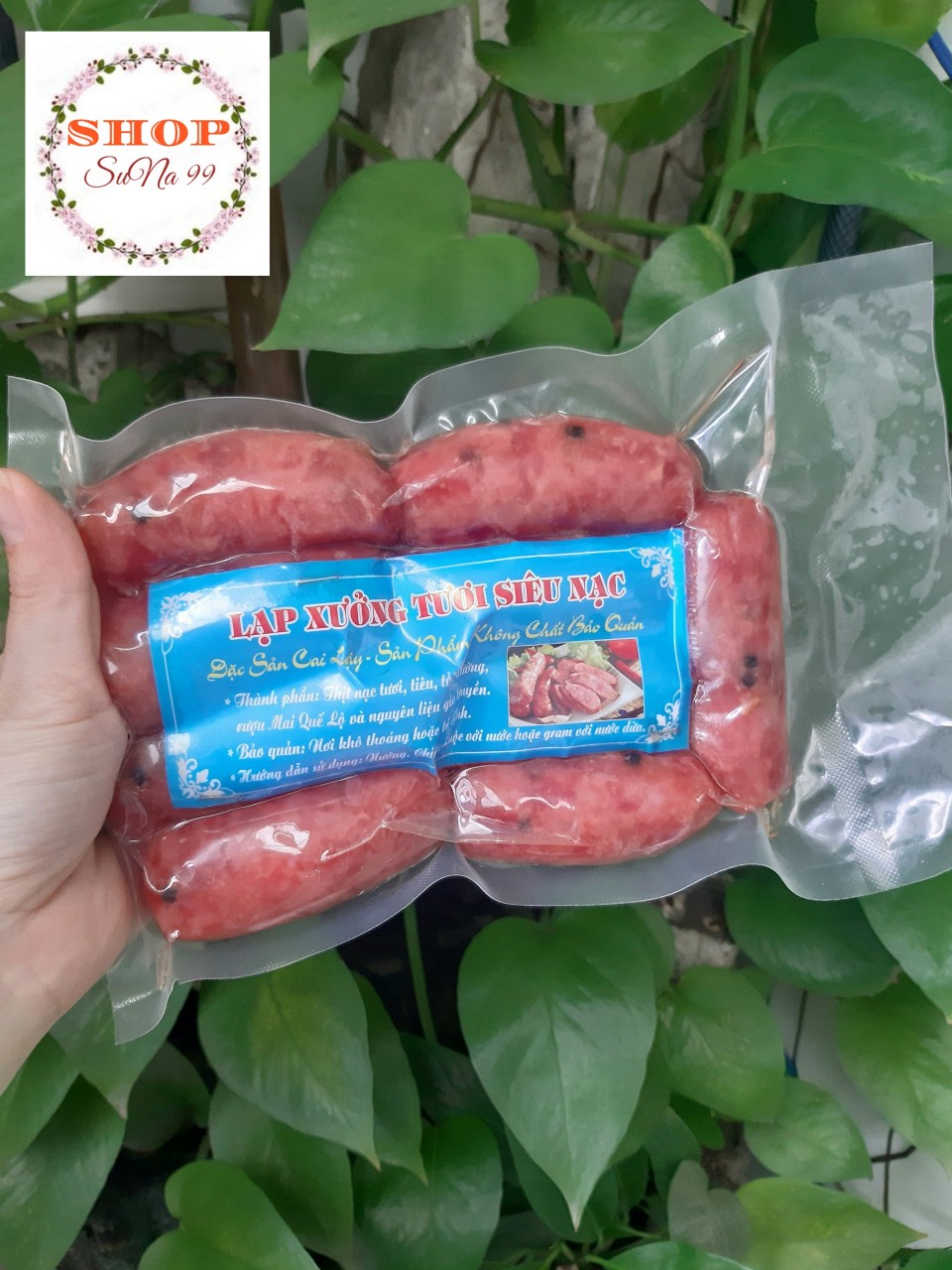Lạp xưởng tươi siêu nạc gói 500g