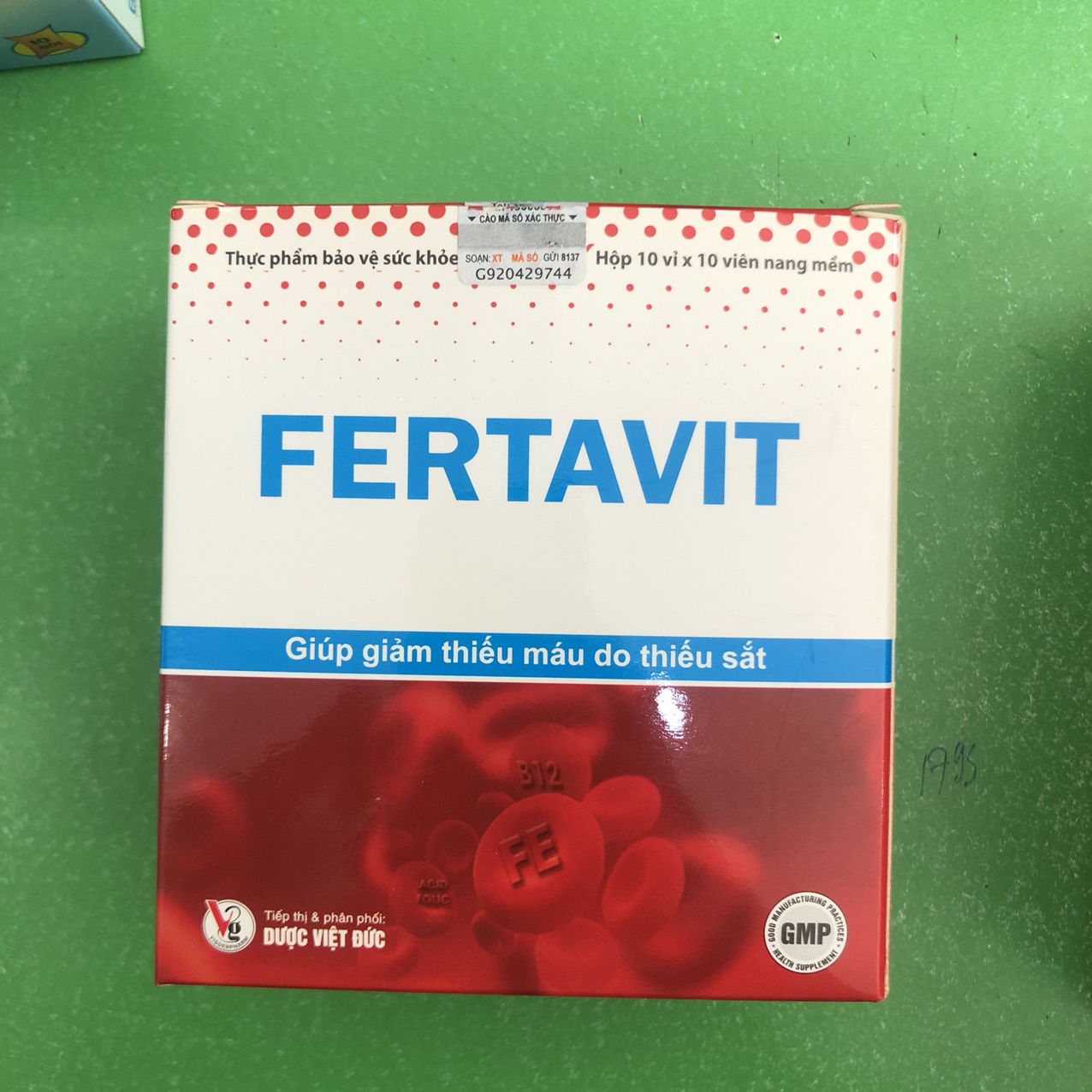 Fertavit bổ sung sắt cho người thiếu máu(100v/h)